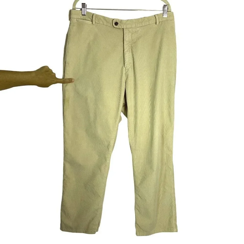 Peter Millar Light Tan Corduroys, size 38